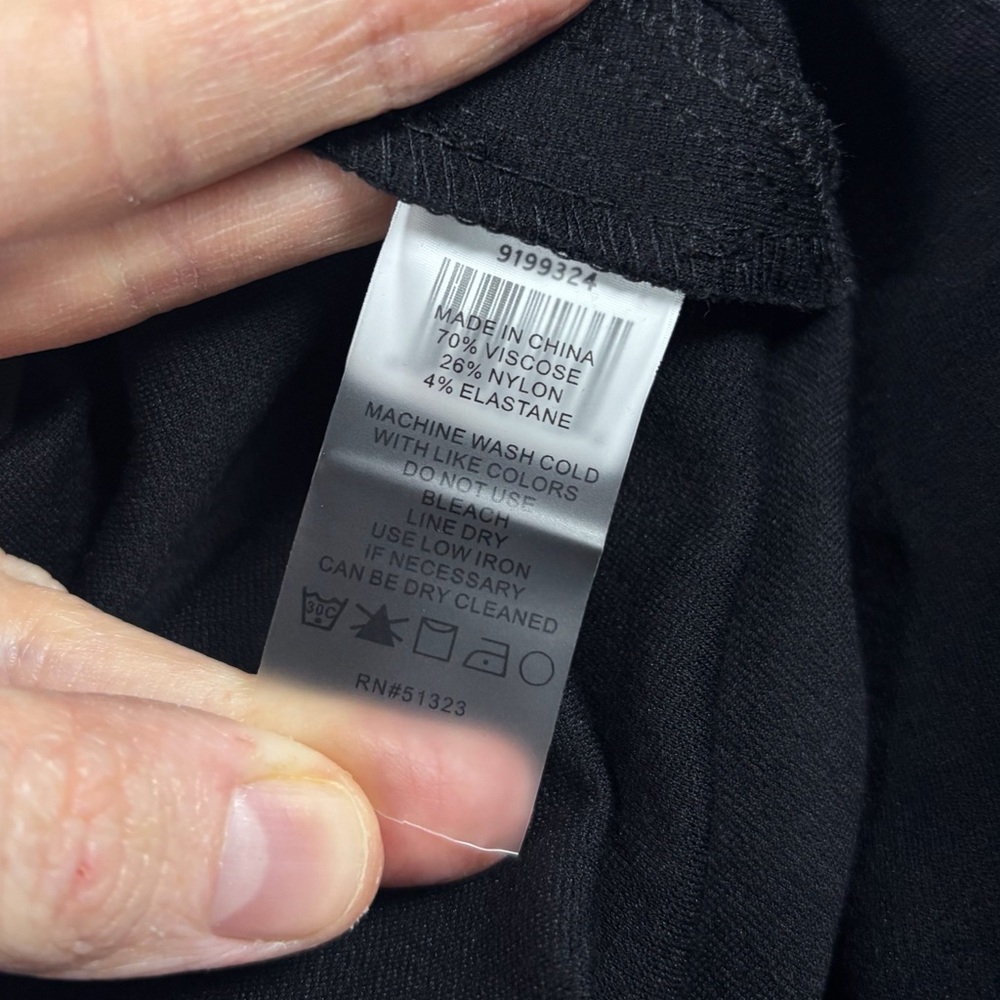 Vince Camuto Dress Pants Women’s Size 14 Black Business Office Work Formal NWT - Picture 4 of 5